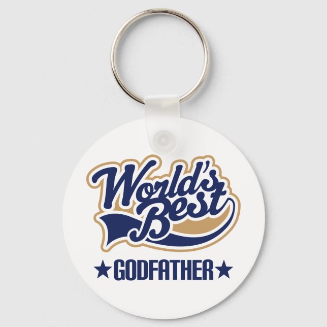 Godfather Gift Keychain (Front)