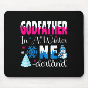 Godfather In A Winter Onederland Bday Girl Sweet S Mouse Pad