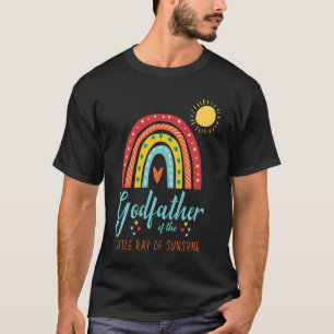 Godfather Little Ray Of Sunshine Birthday Bday Par T-Shirt