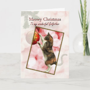Godfather, Meowy Christmas Holiday Card