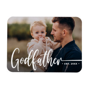 Godfather Modern Photo Keepsake  Magnet