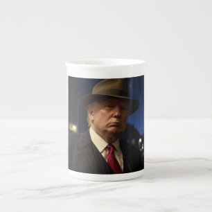 Godfather of America Don J. Trump  Bone China Mug