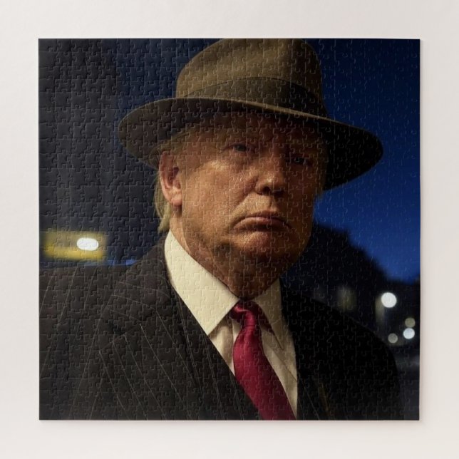 Godfather of America Don J. Trump  Jigsaw Puzzle (Vertical)