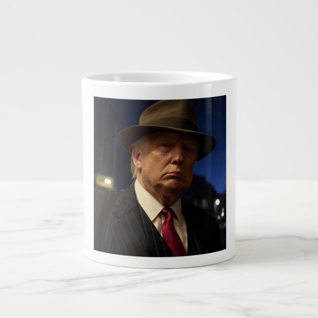 Godfather of America Don J. Trump  Large Coffee Mug (Front)