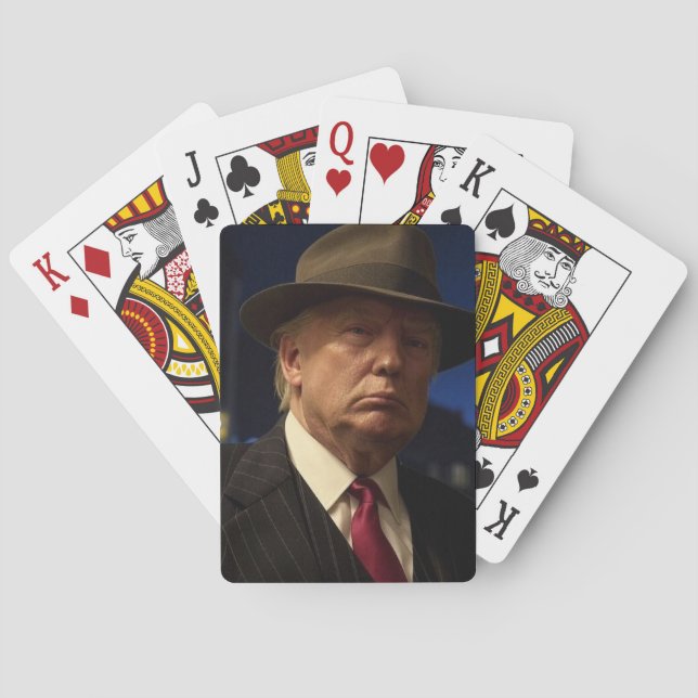 Godfather of America Don J. Trump  Playing Cards (Back)