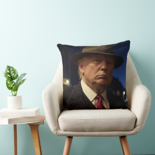 Godfather of America Don J. Trump Throw Pillow