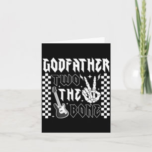 Godfather Of The Bad Two The Bone Birthday 2 Years Card