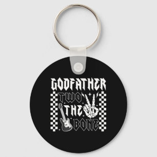Godfather Of The Bad Two The Bone Birthday 2 Years Keychain