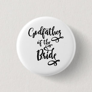 Godfather of the Bride 1 Inch Round Button