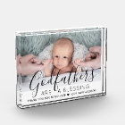 Godfather Thank You Baptism or Christening Modern