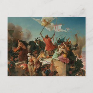 Godfrey de Bouillon, French Crusader Postcard