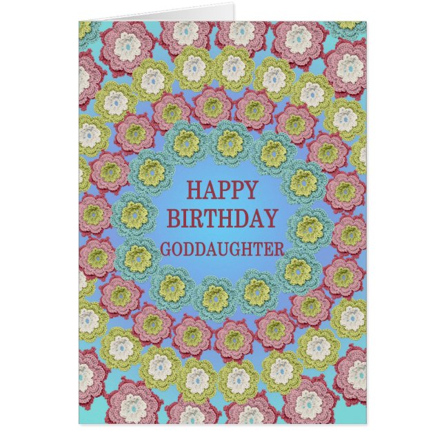 Godgirl Anniversaire Crochet Fleurs (Devant)