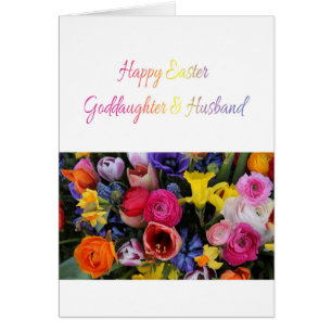 Godgirl et mari heureux Pâques