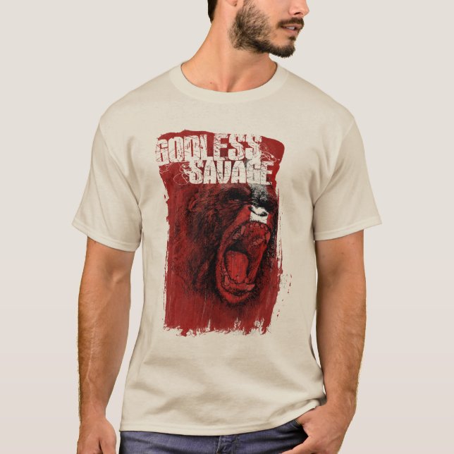 Godless Savage T-Shirt (Front)