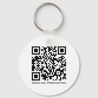 Godlike Production QR Logo Key-Chain Keychain
