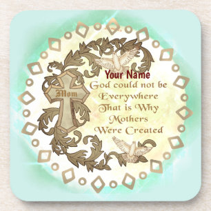 Godly Christian Mom  Coaster