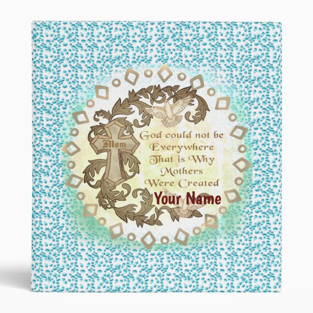 Godly Christian Mom custom binder  (Front)