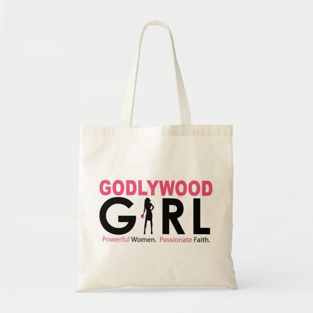 Godlywood Girl Tote Bag (Front)