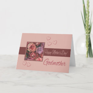Godmère Bonne carte rose de fête des mères