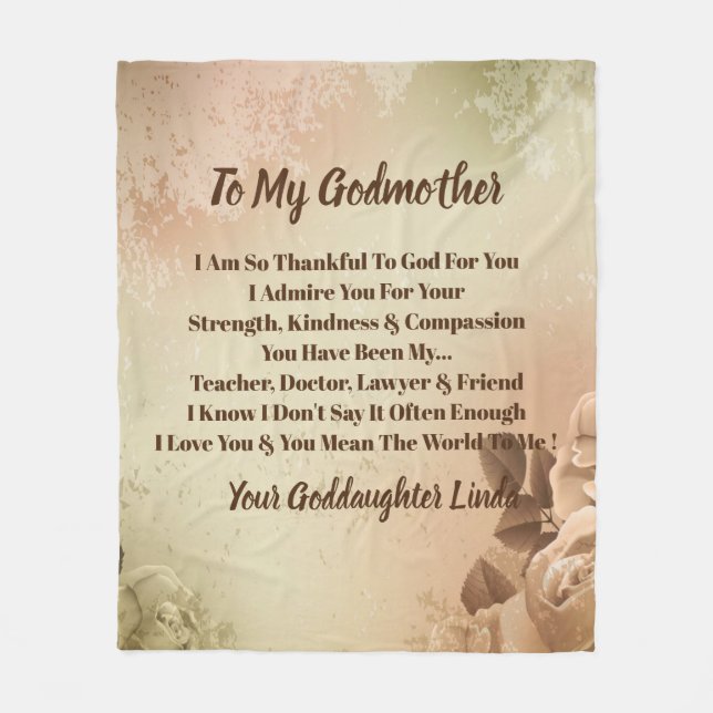 Godmère Personnaliser la couverture en polaire (Devant)