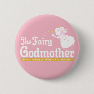GodMother 2 Inch Round Button