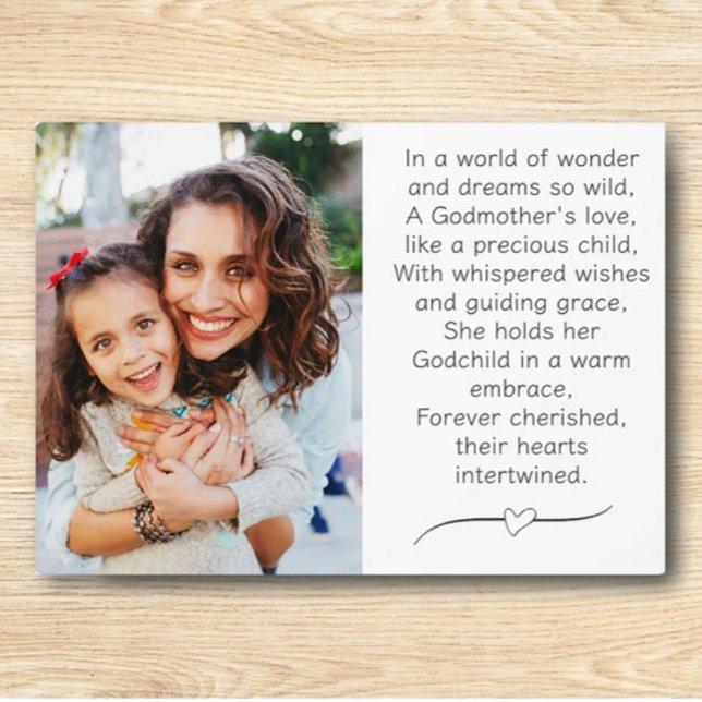 Godmother and child Custom Plaque with Easel (Creator Uploaded)