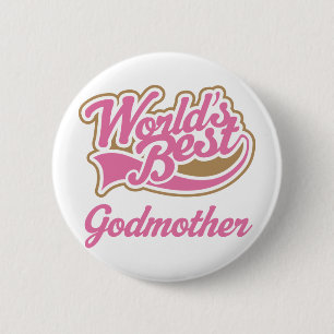 Godmother Gift 2 Inch Round Button