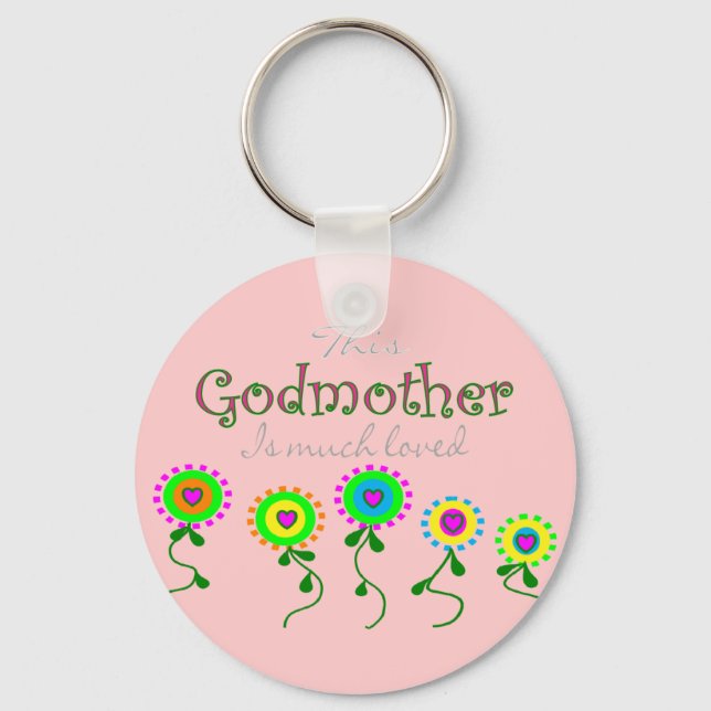 Godmother Gifts for Any Occasion Keychain (Front)
