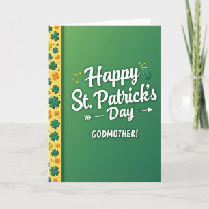 Godmother Happy St Patricks Day Card