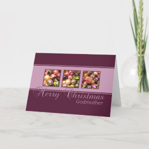 godmother Merry Christmas card