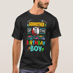 Godmother of Big One 1st Bday Boy Matching Family T-Shirt