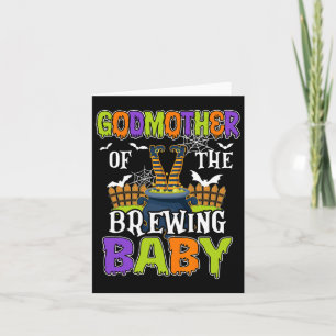 Godmother Of The Brewing Byby Funny Halloween Card