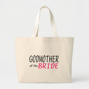 Godmother Of The Bride Large Tote Bag