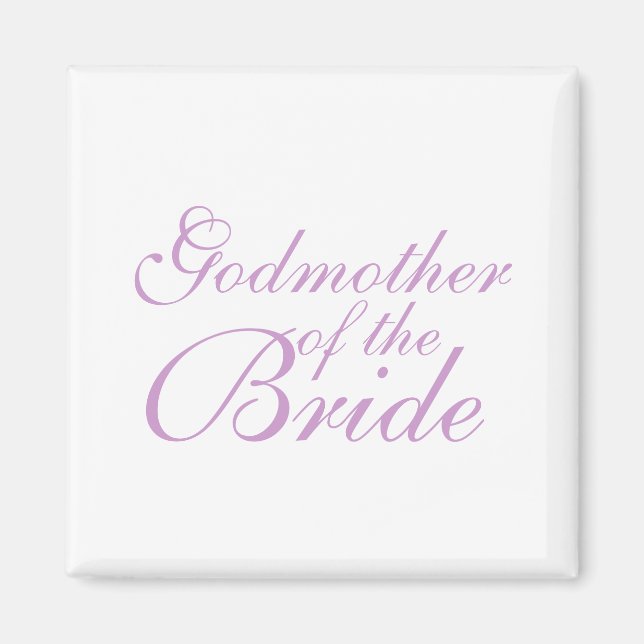 Godmother of the Bride Magnet (Front)