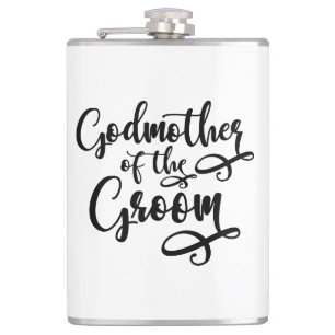 Godmother of the Groom Hip Flask