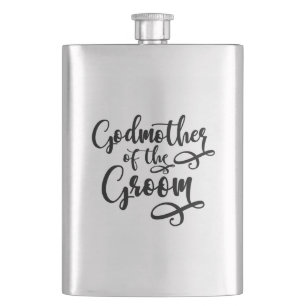 Godmother of the Groom Hip Flask