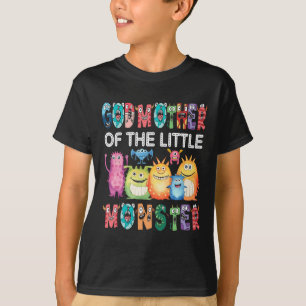 Godmother Of The Little Monster Kids 1st Birthday  T-Shirt