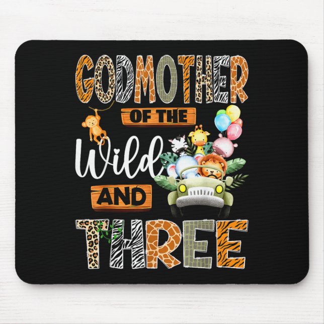 Godmother Of The Wild &amp; Three 3rd Birthday Boy Mouse Pad (Front)