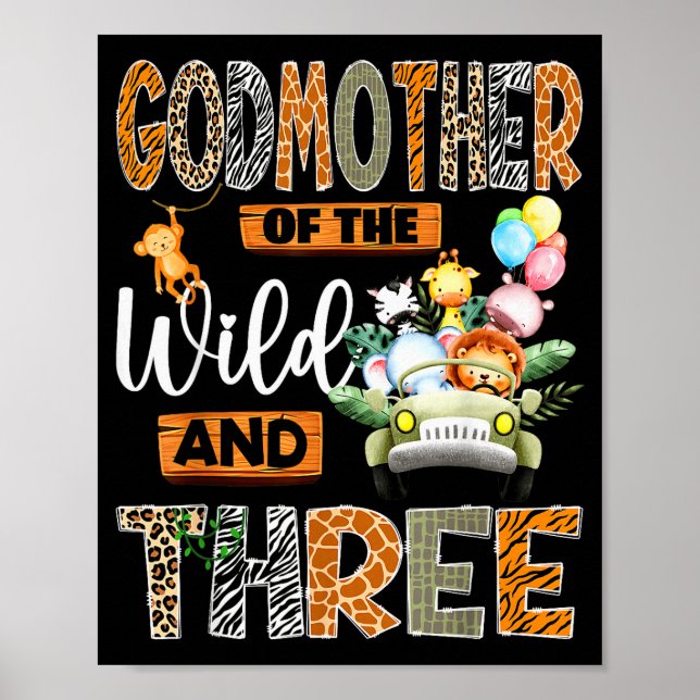 Godmother Of The Wild &amp; Three 3rd Birthday Boy Poster (Front)