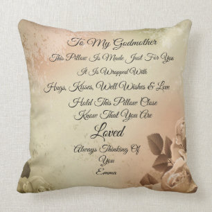 Godmother Personalize Throw Pillow