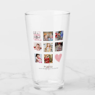 GODMOTHER PHOTO COLLAGE Gift with verse can edit Glass
