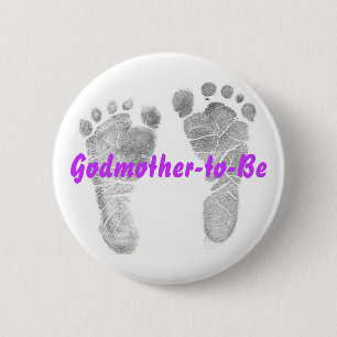 Godmother-to-Be 2 Inch Round Button