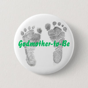 Godmother-to-Be 2 Inch Round Button