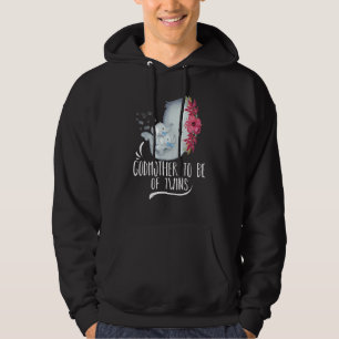 Godmother To Be Of Twins Twin Baby Boys Elephant B Hoodie