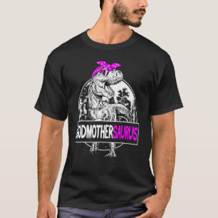 Godmothersaurus rex Dinosaur Godmother Godparents T-Shirt