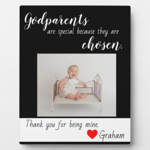 Godparents baptized plaque