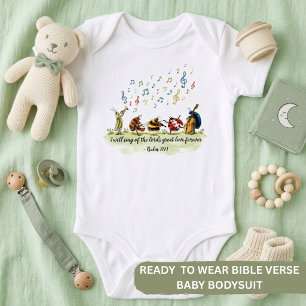 God's Amazing Creation • Beetle & Grasshopper Baby Bodysuit