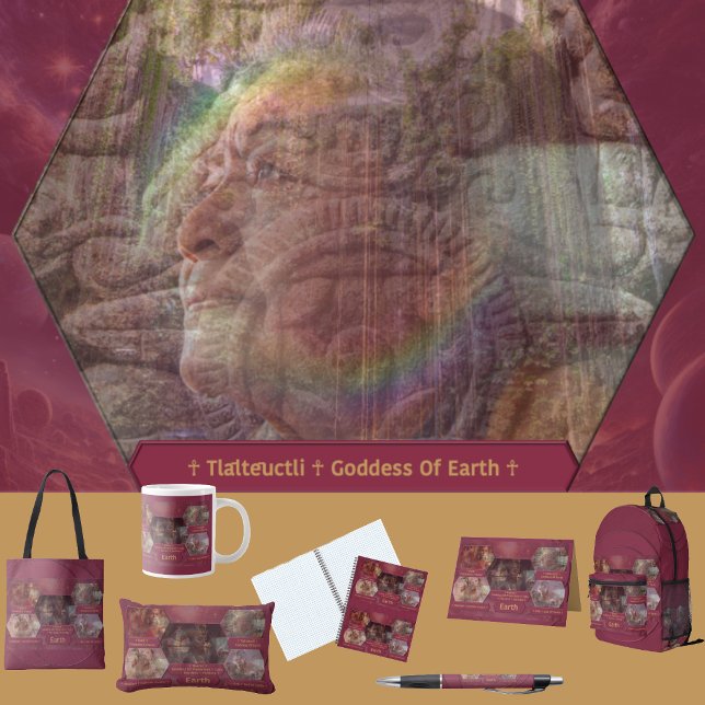 Gods and Goddess Of Earth Printed Backpack (Get the full “Gods + Goddesses Of Earth” collection at: https://bit.ly/OurAncestorsZazzle)