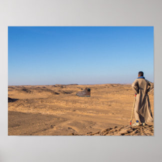 Gods Boots found in desert. Poster