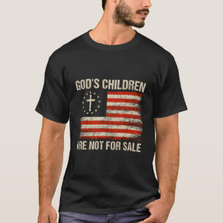 God'S Children Are Not For Sale Funny Quote God'S  T-Shirt